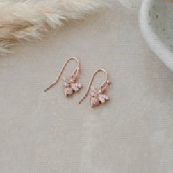 Glee Jewellery Bee Yourself Earrings, Rose Gold