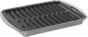 Nordic Ware Cast Grill And Sear Oven Pan, 12.75x11.38"