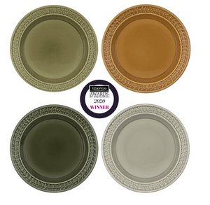 Harmony Dinner Plates, 10" Asst'd Colours, Set of 4