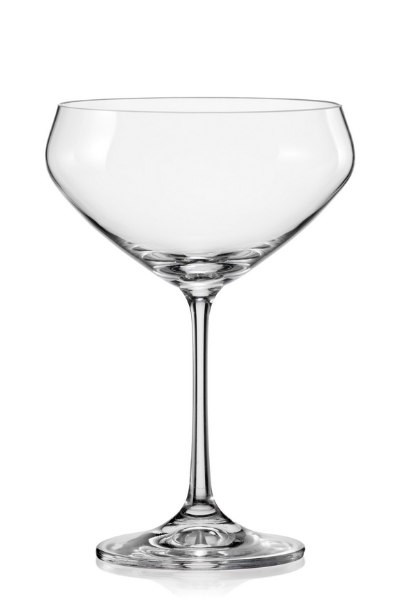 Bohemia Crystal Champagne Coupe Glass - Single 11oz