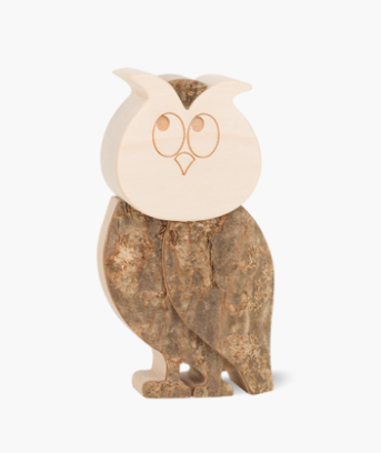 Bark Amimals, Pauline The Owl 9cm
