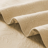 Aria Sand Matelassé Duvet Cover Set, Twin 66x86"