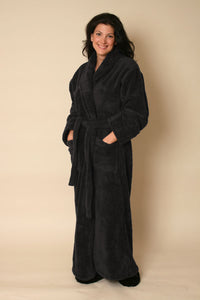 Spa Robe - One Size - Black
