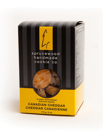Sprucewood Handmade Shortbread, Canadian Cheddar 170g