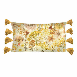 JO&ME Philomen Flowered Oblong Cushion, 12x20"