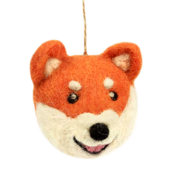 Hamro Felt Ornament, Fox-Head