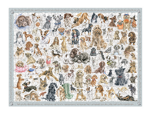 Wrendale A Dog's Life 1000 Piece Puzzle