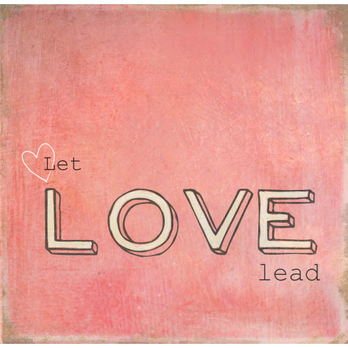 Cedar Mountain Art Block, Mini - Let Love Lead