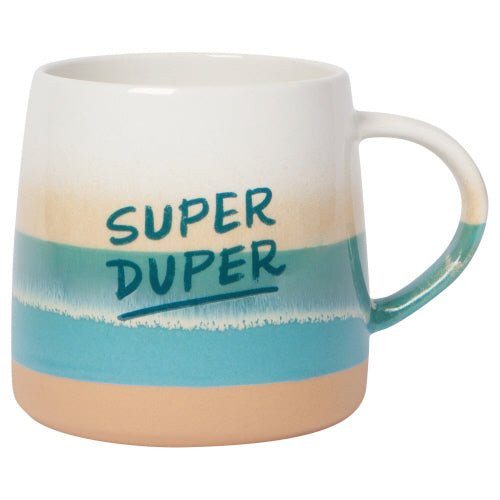 Super Duper Decal Glaze Mug, 12oz