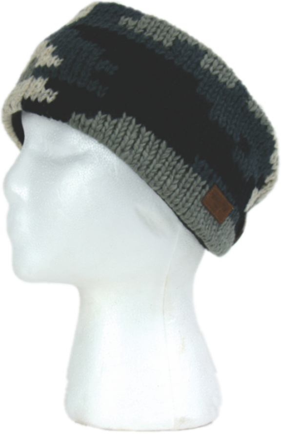 Rocky Mountain Outfitters Headband, Cream/Grey/Black/Blue