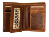 Rugged Earth Leather Wallet, Style 990007