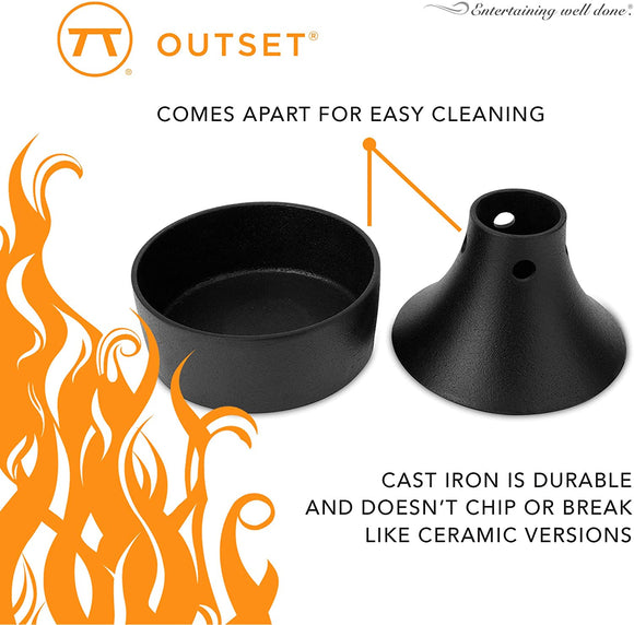 Outset Cast Iron Beer-Can Roaster