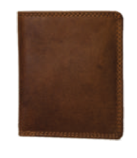 Rugged Earth Leather Billfold Wallet, Style 990023