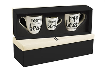 Ceramic Cup O' Java Cup Gift Set, Bear Family