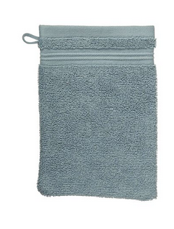 Brunelli Spa Striped Wash Glove, Blue