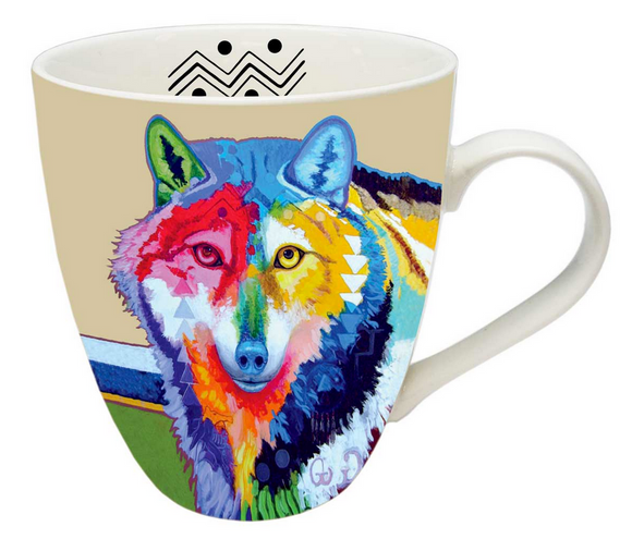 Indigenous Collection Mug, Big Wolf