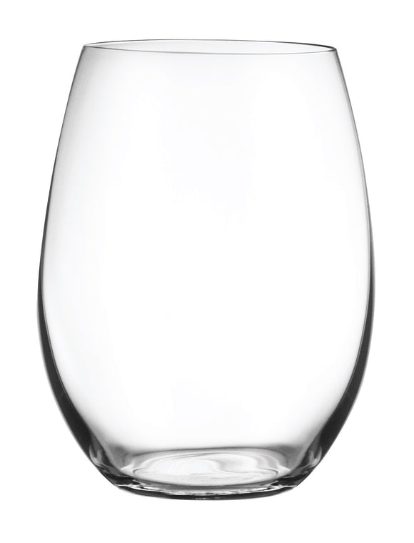 Lara Stemless Wine Glasses, Set of 4, 450ml