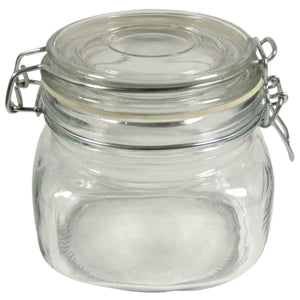 Clamp Canister with White Rubber Seal, 450ml/15oz