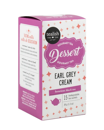 Tealish Gourmet Classics - Earl Grey Cream Black Tea, 15 sachets