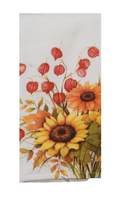 Kay Dee Designs Dual Purpose Terry Towel, Fall Sunflowers