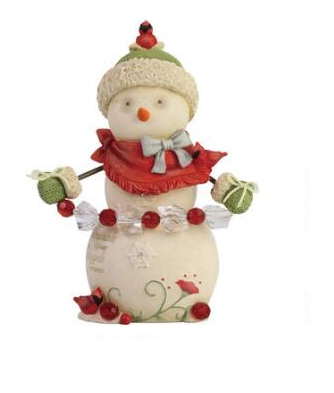 HRTCH A Cardinal's Christmas Snowman Figurine, 5