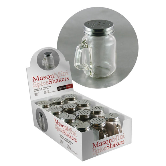 Mini Mason Spice Jar Shaker, 4oz/114ml