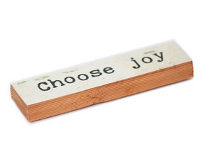 Choose Joy Timber Magnet