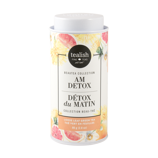 Tealish Beautea - AM Detox Loose Leaf Tea Tin, 80g/2.8oz