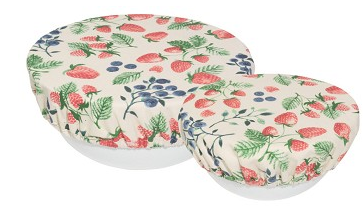 Now Designs Save-It Bowl Cover Set, 2pc Berry Patch