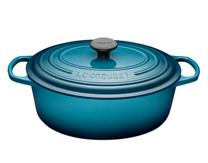 6.3L Oval French Oven, Teal