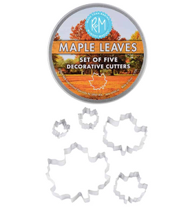 Maple Leaf Cookie Cutter Set, 5pc