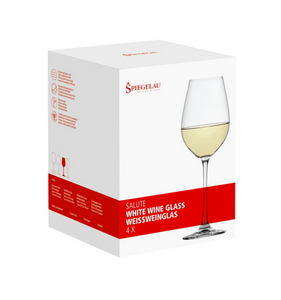 Spiegelau Salute White Wine Glasses, 16oz Set of 4