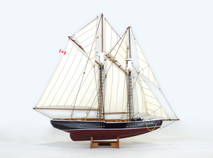 Bluenose Wooden Model Ship, 15" L