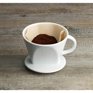 Ceramic Coffee Pour-Over, #2 Filter Size