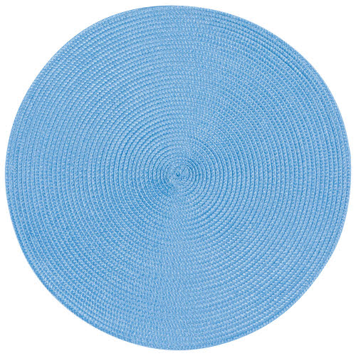 Now Designs Round Disko Placemats, Set of 4 - French Blue