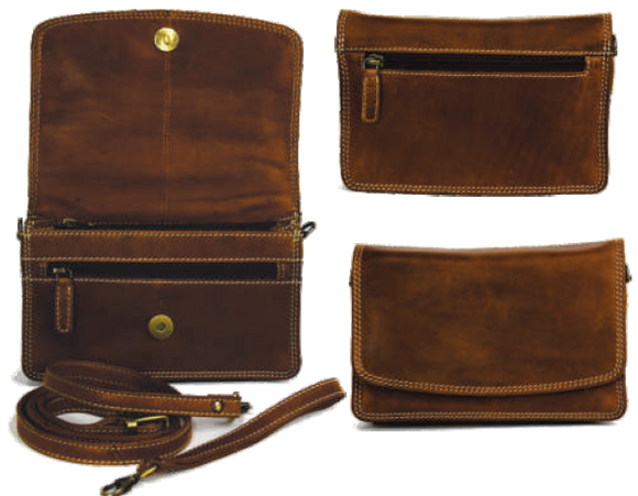 Rugged Earth Leather Organizer, Small - Style 199023