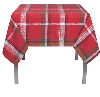 Now Designs Festive Forest Jacquard Tablecloth, 60x60
