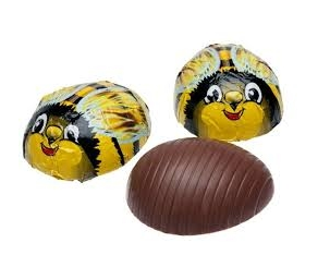 Bumblebee, Milk Chocolate Wrapped, Each