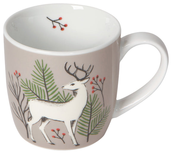 Mug, Noble Deer 12oz Porcelain