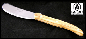 Laguiole Cheese Spreader, Olive Wood