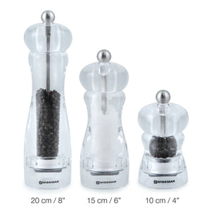 Alice Pepper Mill - Clear Acrylic 8"