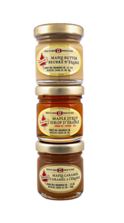 Maple Syrup, Maple Caramel & Maple Butter 3pk
