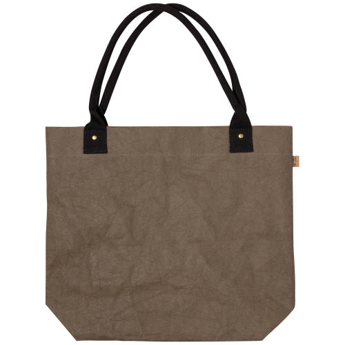 Paper Tote Bag, Olive