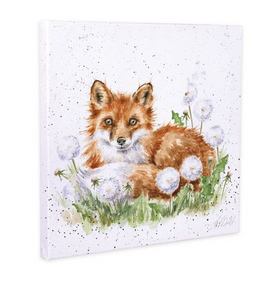 Wrendale Small Canvas Print, The Dandy Fox