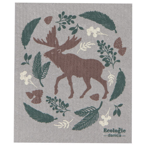 Ecologie Swedish Dishcloth, Winter Moose