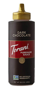 Torani, Dark Chocolate Sauce Squeeze Bottle, 355ml