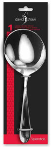 Splendide Alpia Round Serving Spoon, Large 9.5"