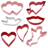 Valentine Polyresin Cookie Cutter Set, 7pc