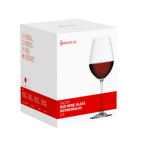 Spiegelau Salute Red Wine Glasses, 19oz Set of 4