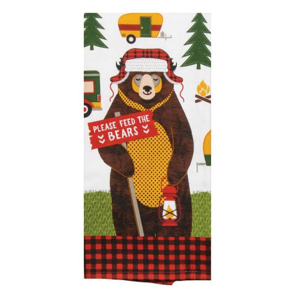 Kay Dee Designs Dual Purpose Terry Towel, Feed The Bears